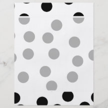 Modèle dalmatien noir et blanc de tache prospectus en couleur