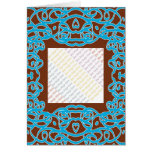 Modèle de carte de bandanna de la terre