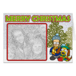 Modèle de carte de Noël de Wislander