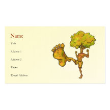 Modèle de carte de profil d'arbre de Kung Fu Carte De Visite