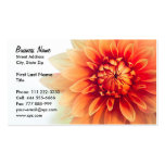 Modèle de carte de visite de fleur