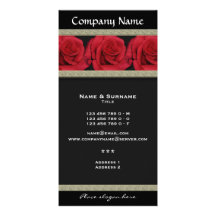 Modèle de cartes photos - roses rouges personnalis modèle pour photocarte