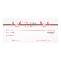 Modèle de certificat-prime de Sakura Doubles Cartes