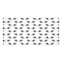 Modèle de papillon monochrome carte avec photo