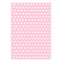 Modèle de pois rose et blanc cartes de visite professionnelles