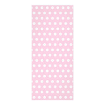Modèle de pois rose et blanc invitations personnalisées
