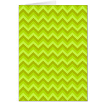 Modèle de zigzag de vert de chaux carte de vœux