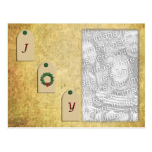 Modèle d'étiquette de joie cartes postales