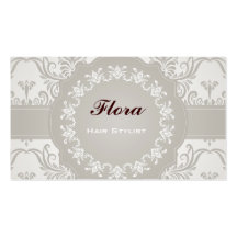 Modèle mou élégant de carte de visite de damassé