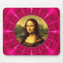 Modèle photo de fractale tapis de souris