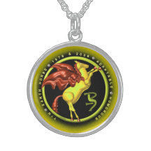 modèle rond de logo collier