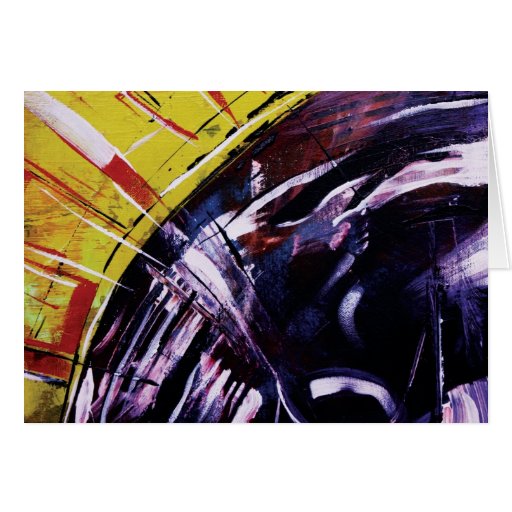 Modern Abstract Art Card
