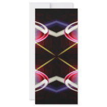 Modern Abstract Art Digital Custom Rack Card