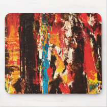 Modern Abstract Art Mouse Pad