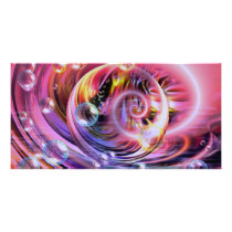 Modern Abstract Art Custom Photo Card