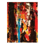 Modern Abstract Art Post Card