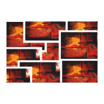 Modern Abstract Art Wrapped Canvas Gallery Wrapped Canvas