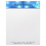 Modern Abstract Blue Office Letterhead Template