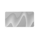 Modern Abstract Design in Light Grey. Personalized Address Label