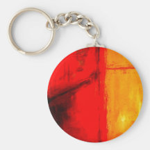 Modern Abstract Painting Keychains