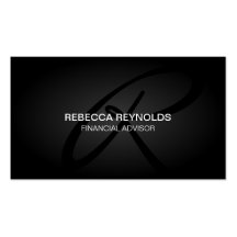 Modern and Elegant Monogram Business Card