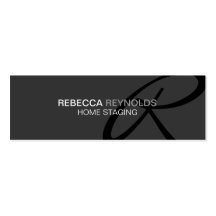 Modern and Elegant Monogram Business Card Template