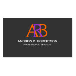 Modern and Elegant Monogram Business Cards