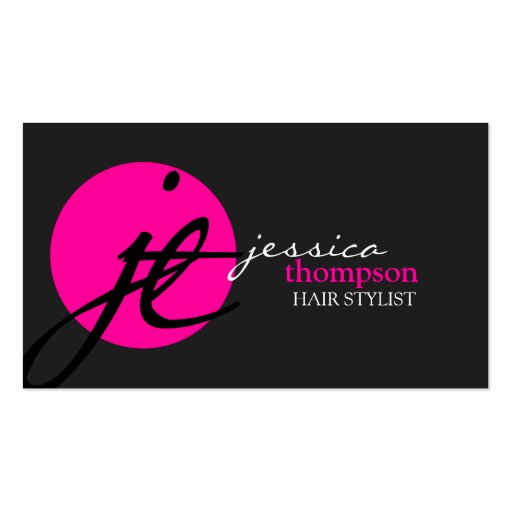Modern and Elegant Stylist Business Card