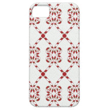 Modern and Fun Candy Cane Swirl Pattern iPhone 5 Covers