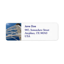Modern Architecture Custom Return Address Label