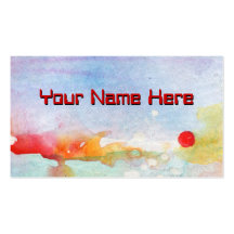 Modern Artsy Feminine Elegant Design Business Card