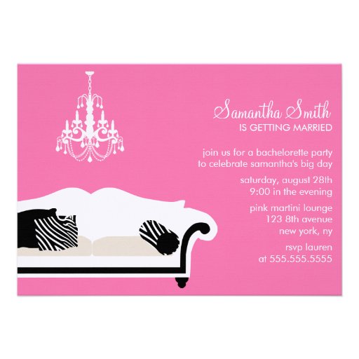 Modern Bachelorette Party or Bridal Shower Invites