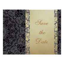 Modern Beige Country Wedding Shower Save the Date Invitation