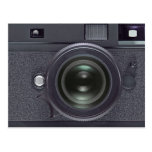 Modern black camera post cards