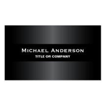 Modern black grey stylish dark professional business cards