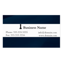 Modern Blue Business Card