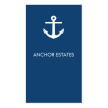 Modern Business Card | Nautical Anchor