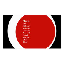 Modern Business/Social Networking Profile Card Business Card Template