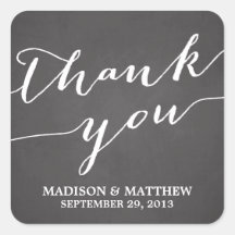 MODERN CALLIGRAPHY | WEDDING FAVOR LABELS SQUARE STICKERS
