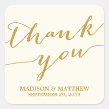 MODERN CALLIGRAPHY | WEDDING FAVOR LABELS STICKER