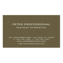 Modern Carbon Fibre Photo Business Card Coffee