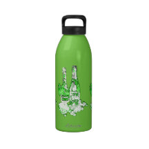 Modern Champagne Art Drinking Bottle