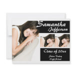 Modern Chic 3-Photo Graduation Announcement