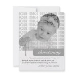 Modern Christening or Baptism Custom Invitation