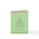 Modern Christmas ornament Greeting Cards