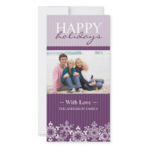 Modern Christmas Photo Card