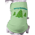 Modern Christmas Tree Art pet clothing