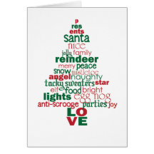 Modern Christmas Tree Cards