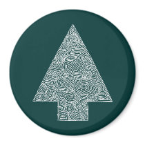 Modern Christmas Tree Magnet