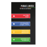 Modern Colourful Corporate Business Card business cards